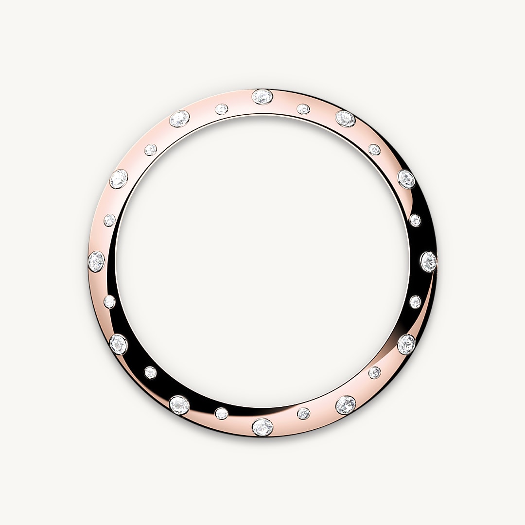 Bisel engastado de diamantes - M278341RBR-0006