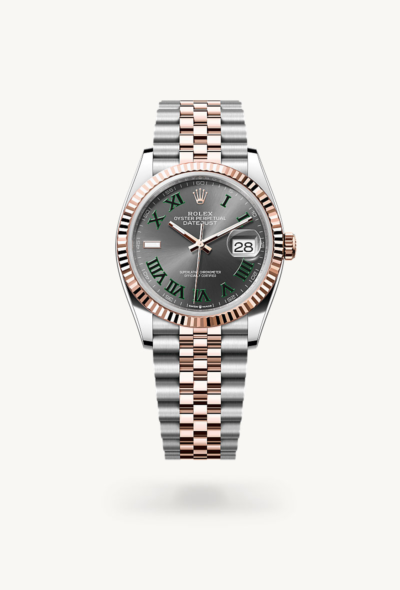 rolex Datejust de Rolesor Everose —combinación de acero Oystersteel y oro Everose, M126231-0029 - Joyería Torrico