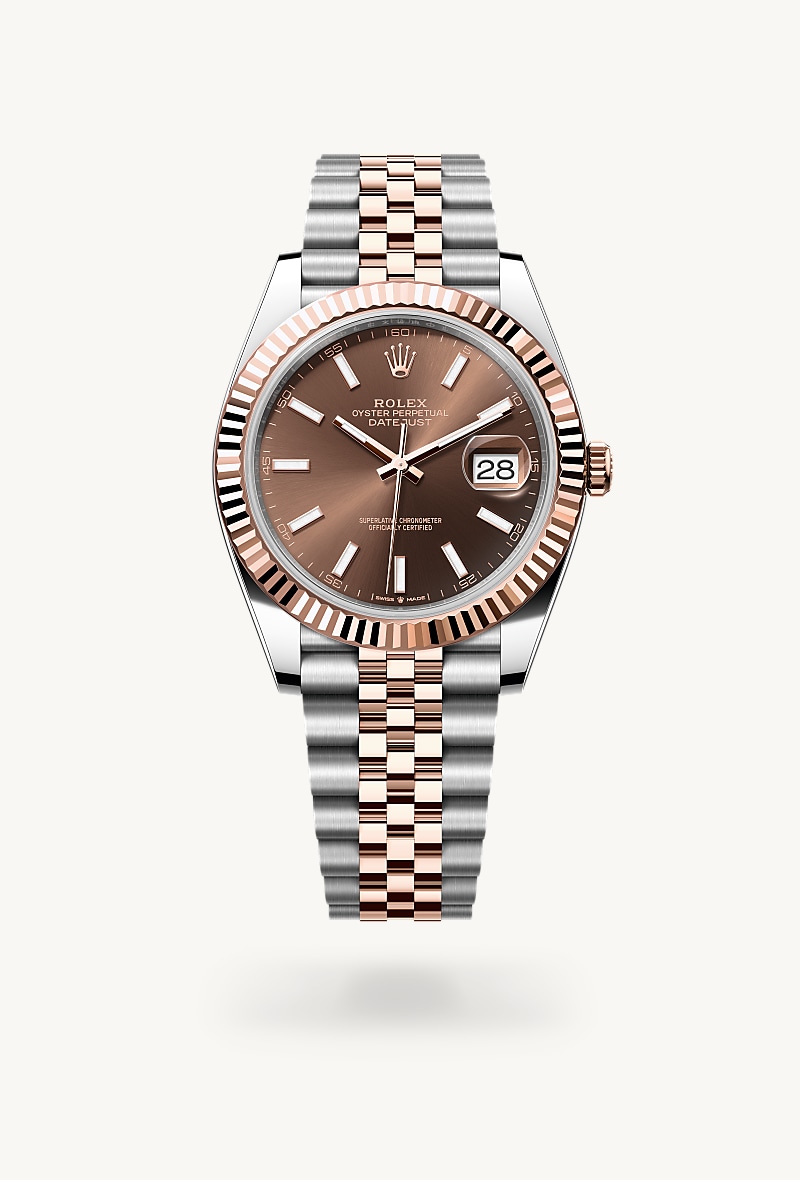 rolex Datejust de Rolesor Everose —combinación de acero Oystersteel y oro Everose, M126331-0002 - Joyería Torrico