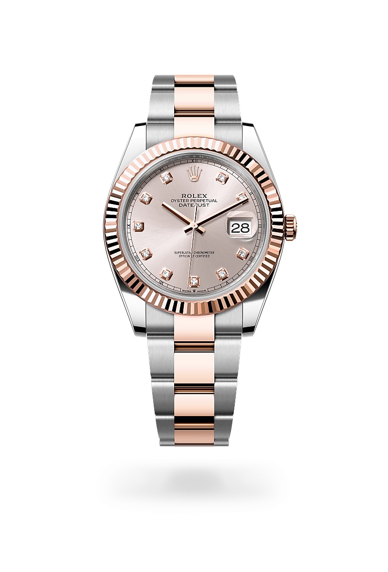rolex Datejust de Rolesor Everose —combinación de acero Oystersteel y oro Everose, M126331-0007 - Joyería Torrico