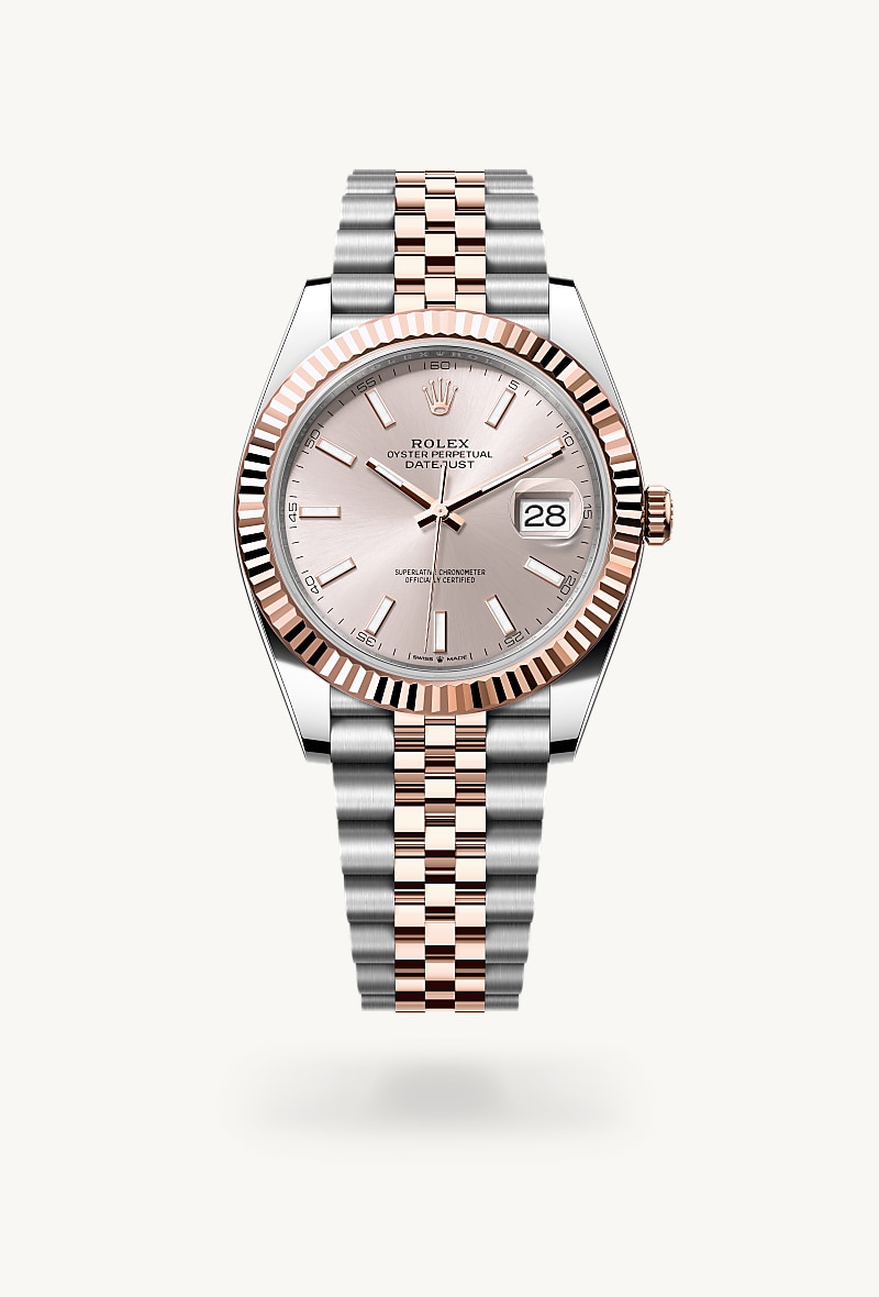rolex Datejust de Rolesor Everose —combinación de acero Oystersteel y oro Everose, M126331-0010 - Joyería Torrico