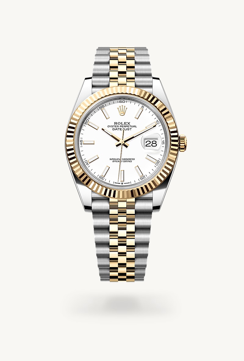 rolex Datejust de Rolesor amarillo —combinación de acero Oystersteel y oro amarillo, M126333-0016 - Joyería Torrico