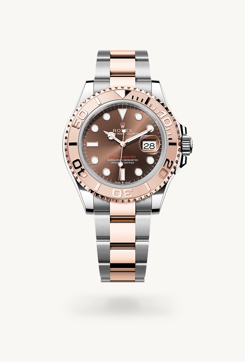 rolex Yacht-Master de Rolesor Everose —combinación de acero Oystersteel y oro Everose, M126621-0001 - Joyería Torrico
