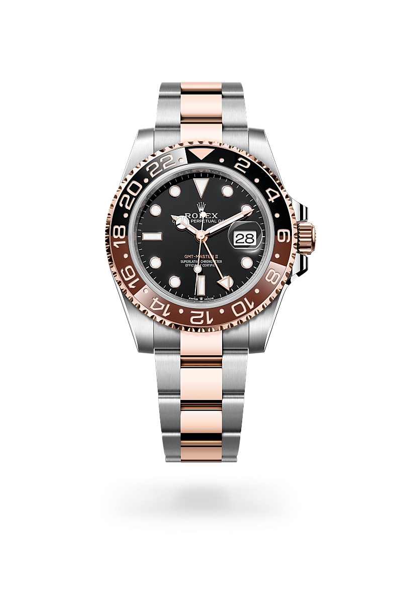 rolex GMT-Master II de Rolesor Everose —combinación de acero Oystersteel y oro Everose, M126711CHNR-0002 - Joyería Torrico