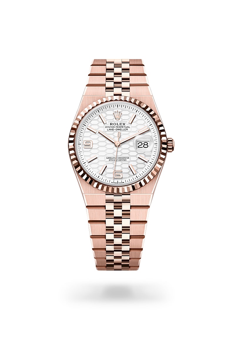 rolex Land-Dweller de Oro Everose de 18 quilates, M127235-0001 - Joyería Torrico