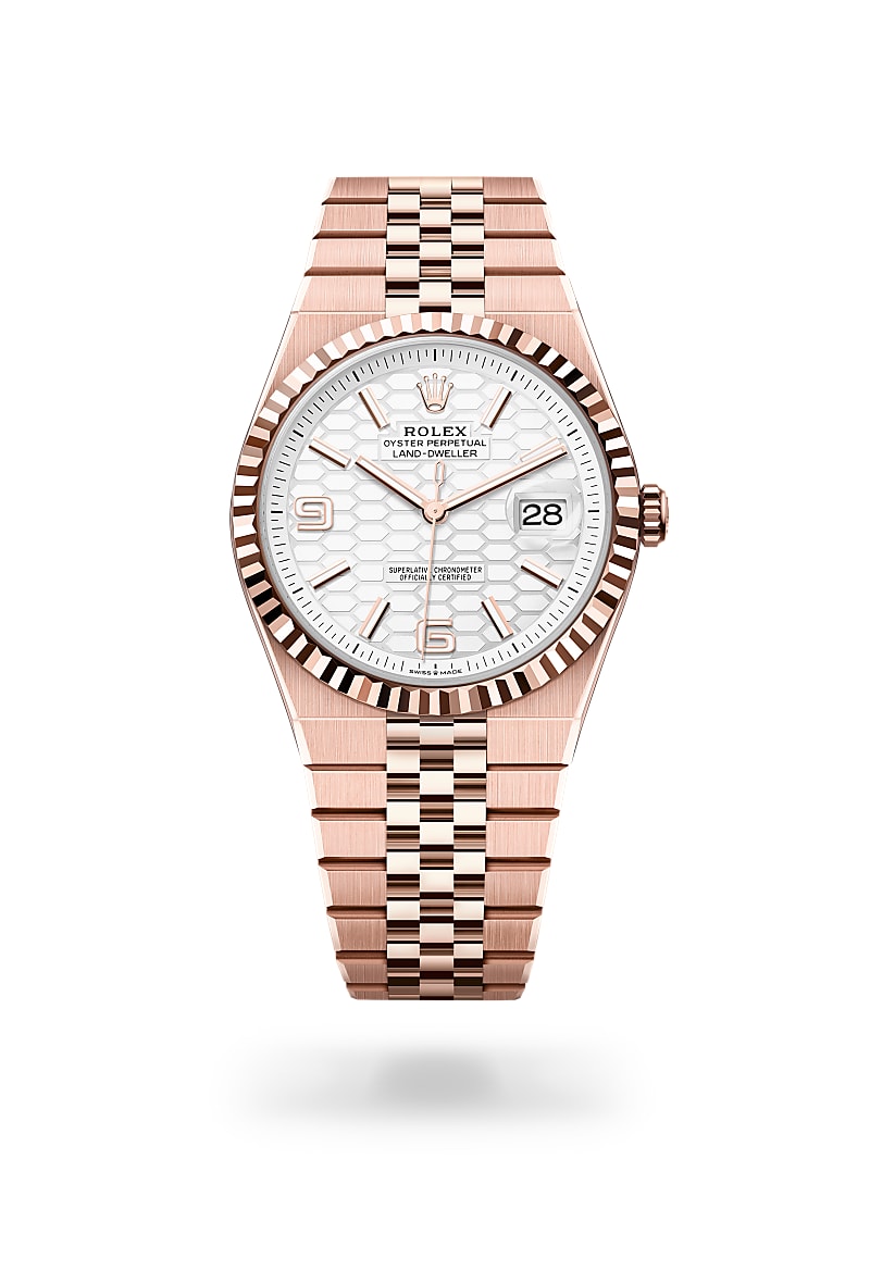 rolex Land-Dweller de Oro Everose de 18 quilates, M127335-0001 - Joyería Torrico