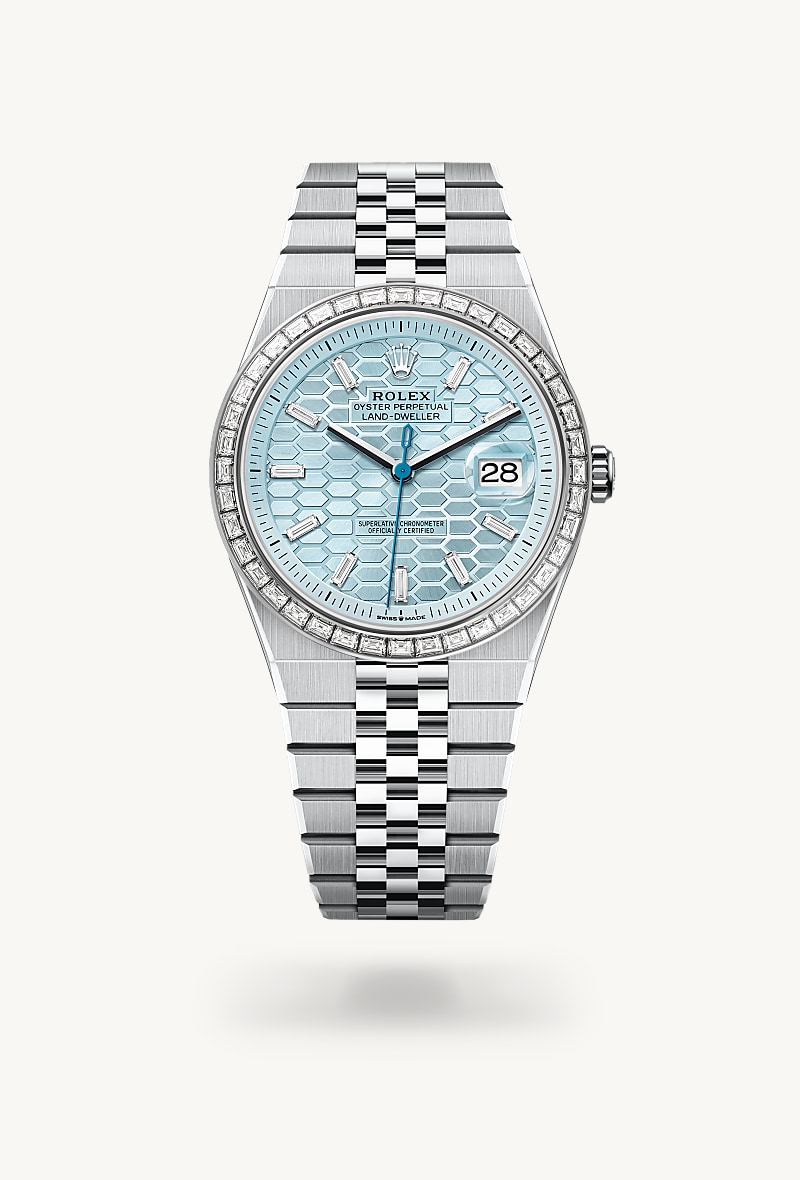 rolex Land-Dweller de Platino, M127386TBR-0001 - Joyería Torrico