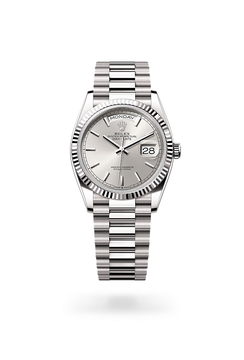rolex Day-Date de Oro blanco de 18 quilates, M128239-0005 - Joyería Torrico