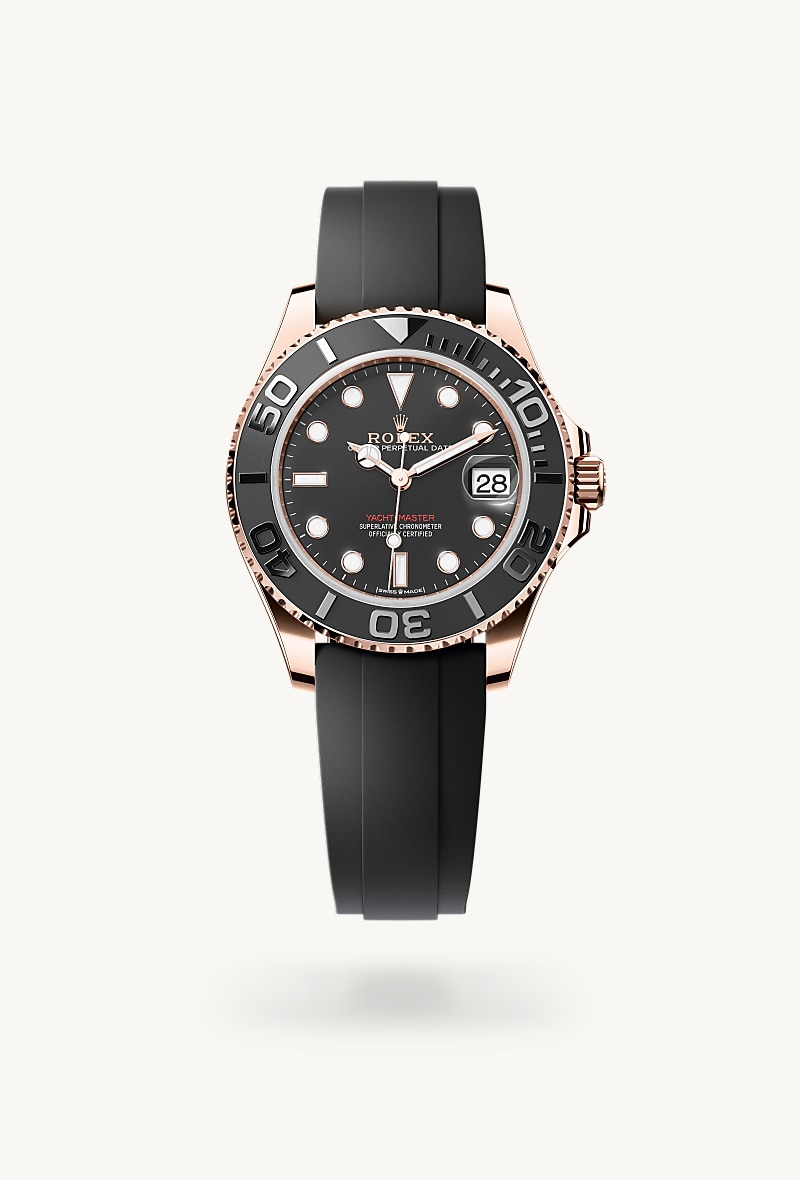 rolex Yacht-Master de Oro Everose de 18 quilates, M268655-0017 - Joyería Torrico