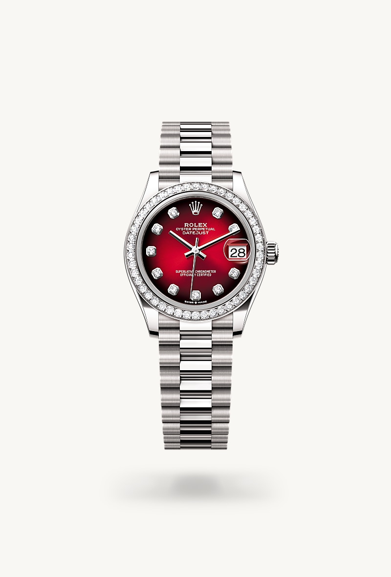 rolex Datejust de Oro blanco de 18 quilates, M278289RBR-0028 - Joyería Torrico