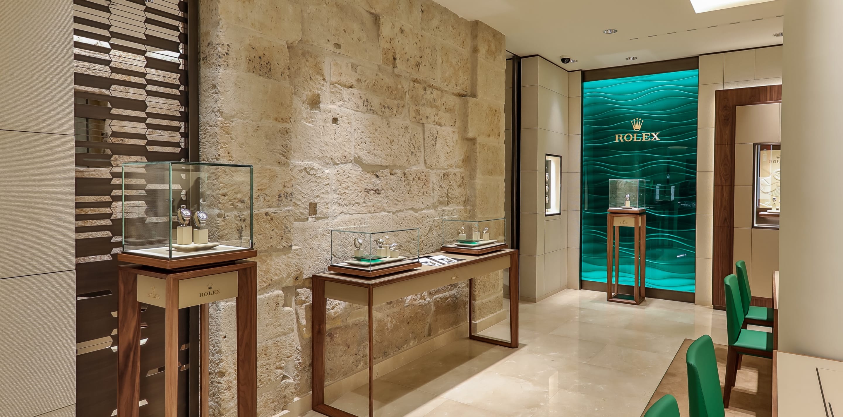 Corner Rolex en Torrico Joyero