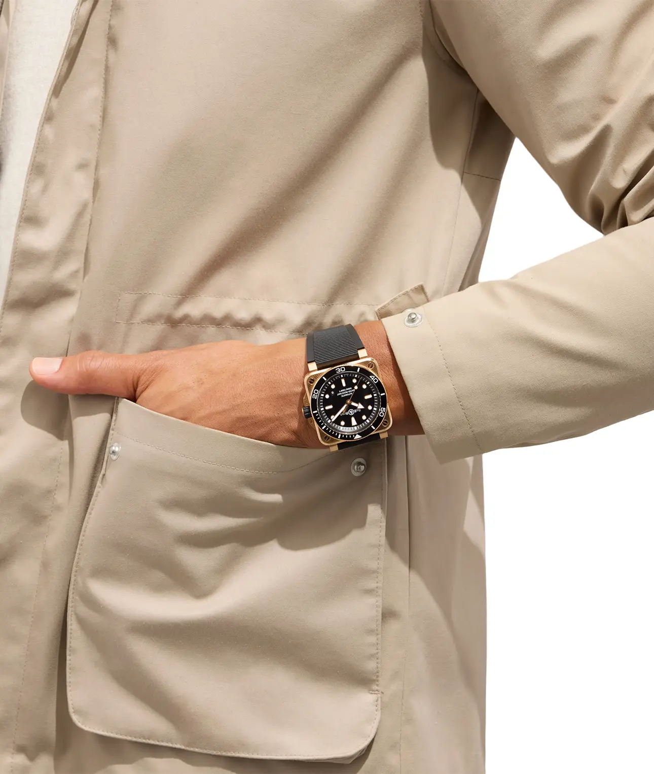 Reloj Bell & Ross BR 03 Diver Black Bronze: sugerencia de estilo