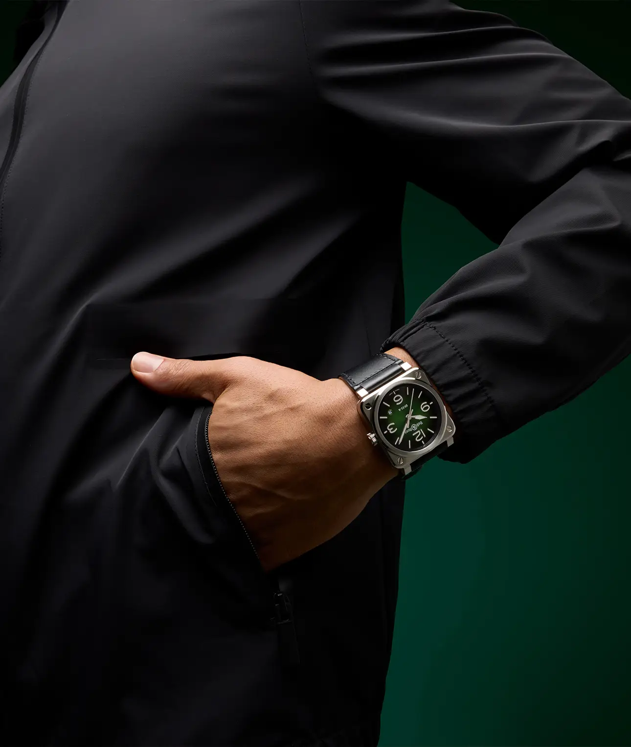 Reloj Bell & Ross BR 03 Green Steel: sugerencia de estilo