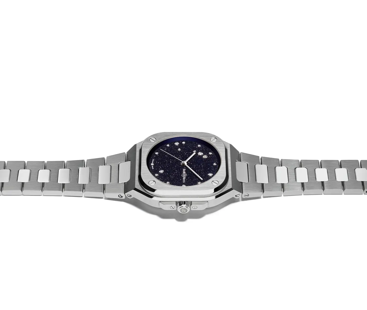 Reloj Bell & Ross BR 05 36 mm Blue Diamond Eagle: vista de lado