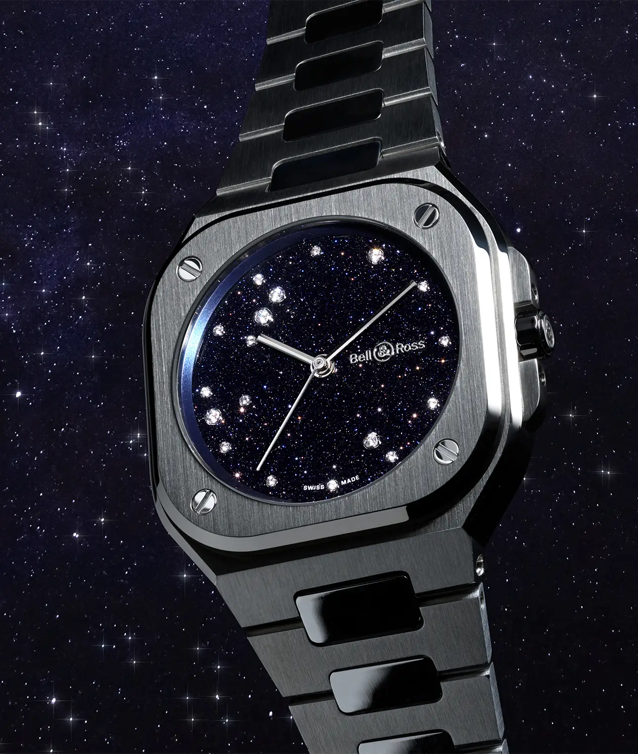 Reloj Bell & Ross BR 05 36 mm Blue Diamond Eagle: inspiración en la constelación del Águila