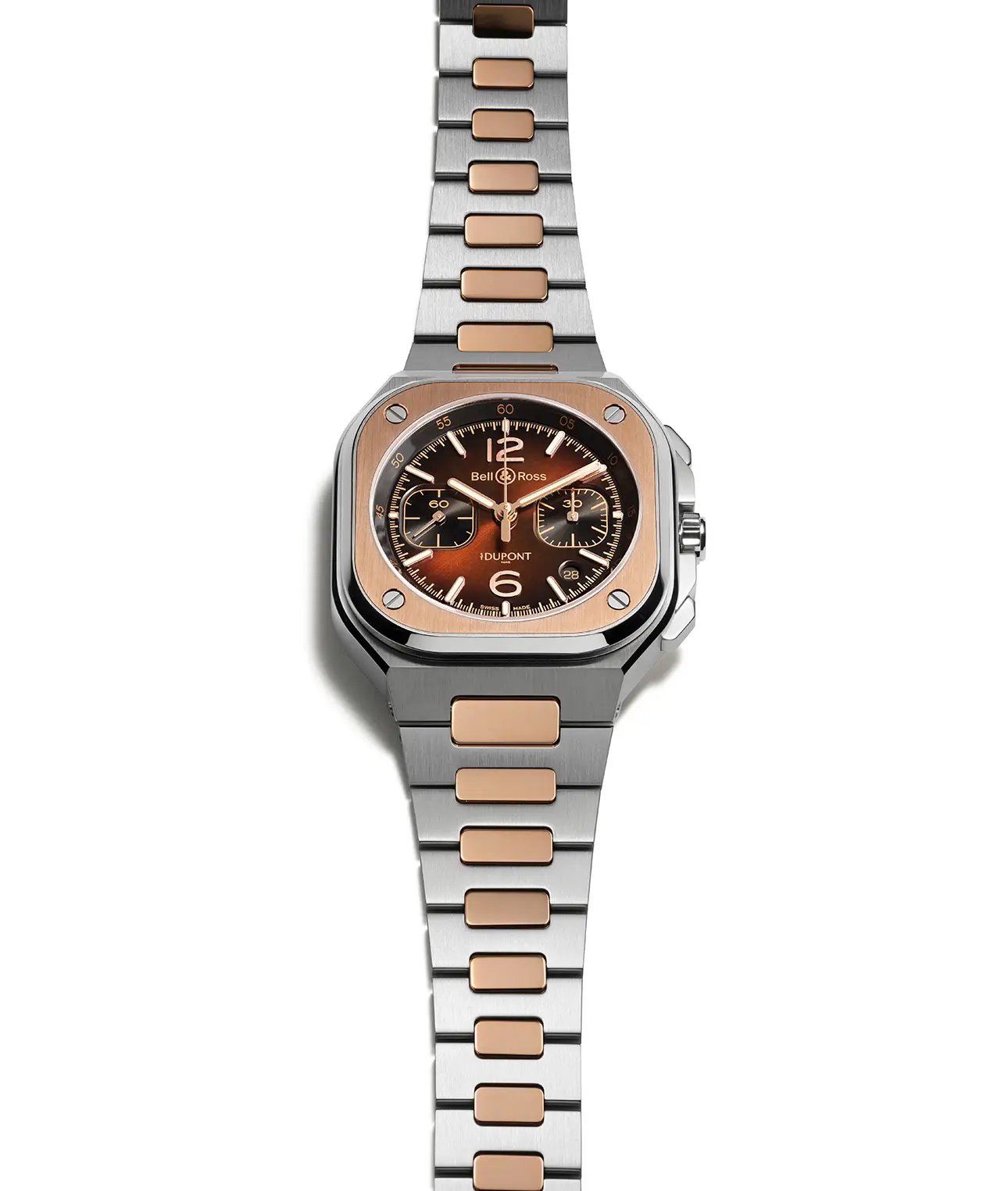 Reloj Bell & Ross BR 05 Chrono S.T. Dupont: vista frontal