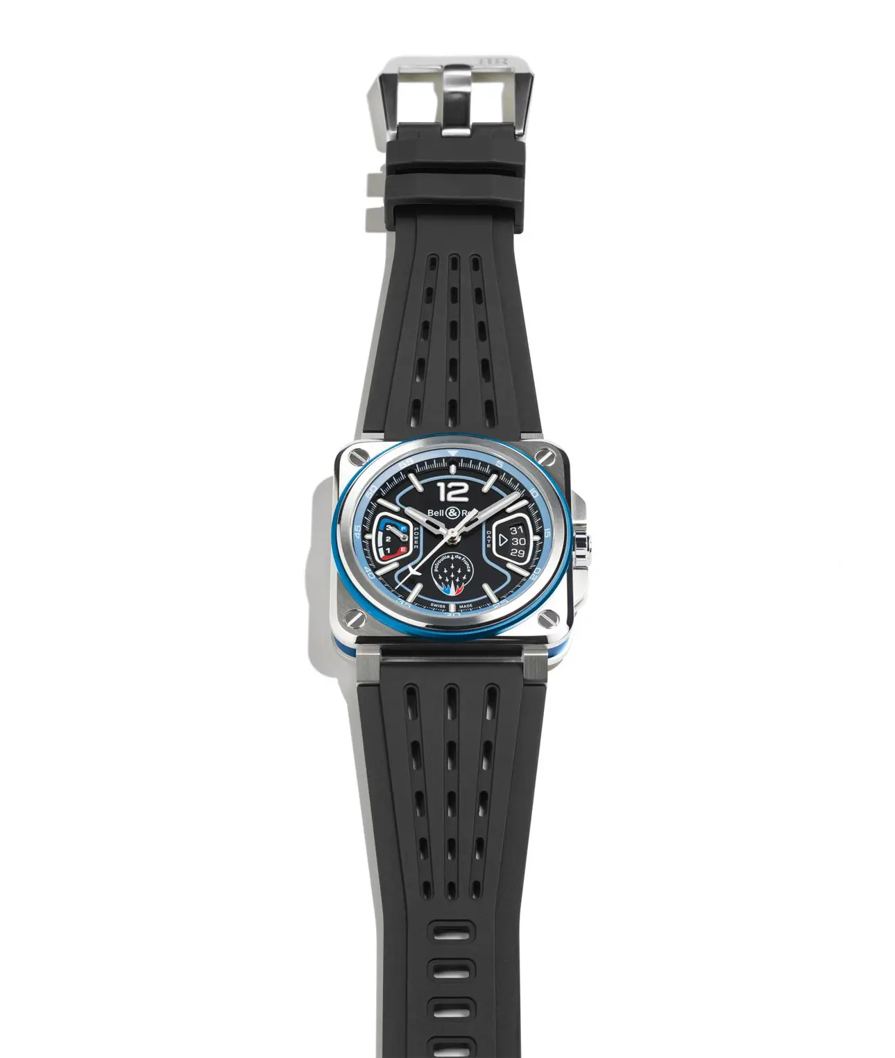 Reloj Bell & Ross BR-X3 Patrouille de France: vista frontal