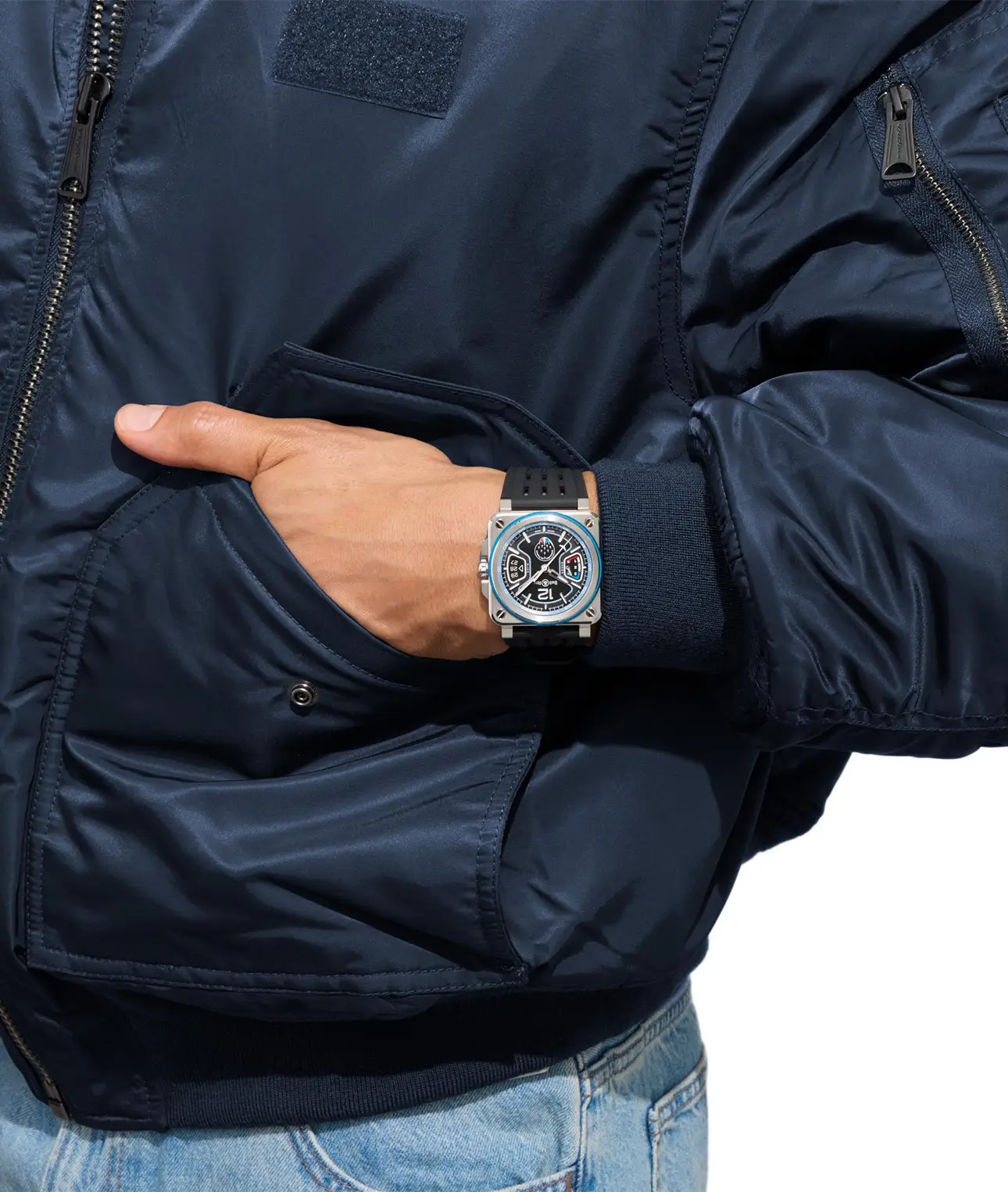 Reloj Bell & Ross BR-X3 Patrouille de France: sugerencia de estilo