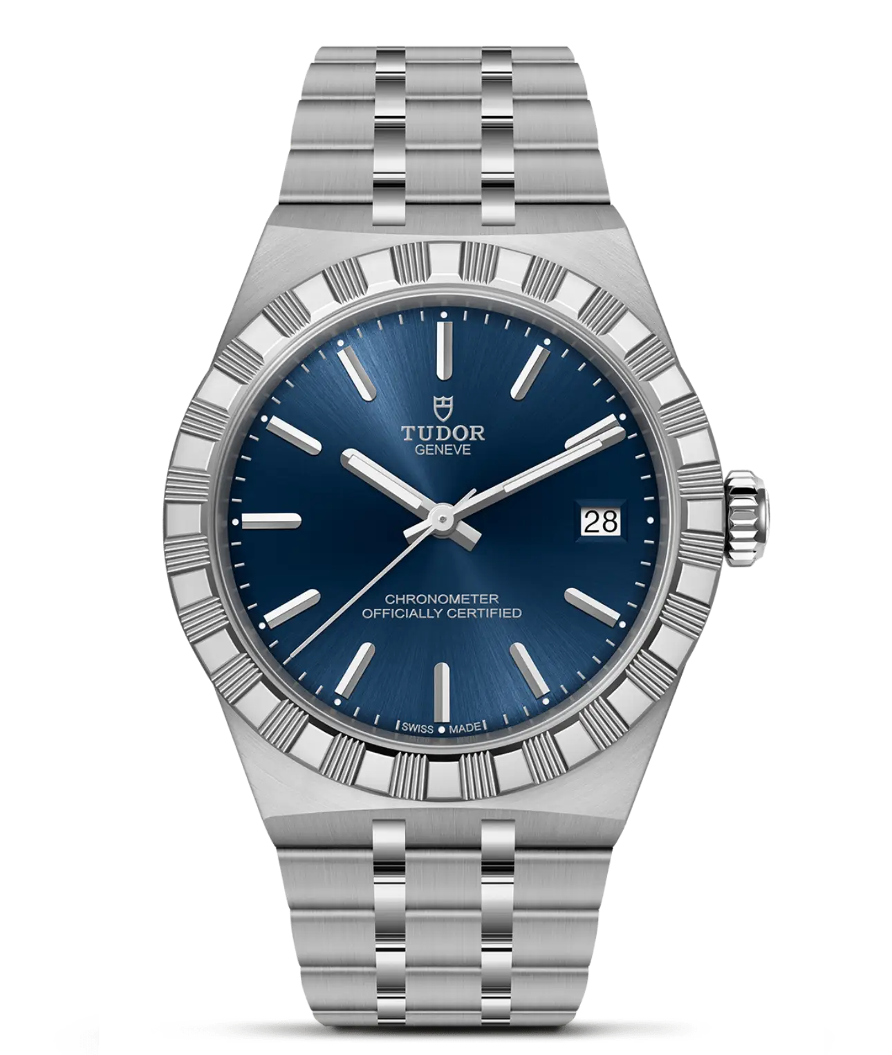 Reloj TUDOR Royal acero 36mm con esfera azul: detalle de la esfera