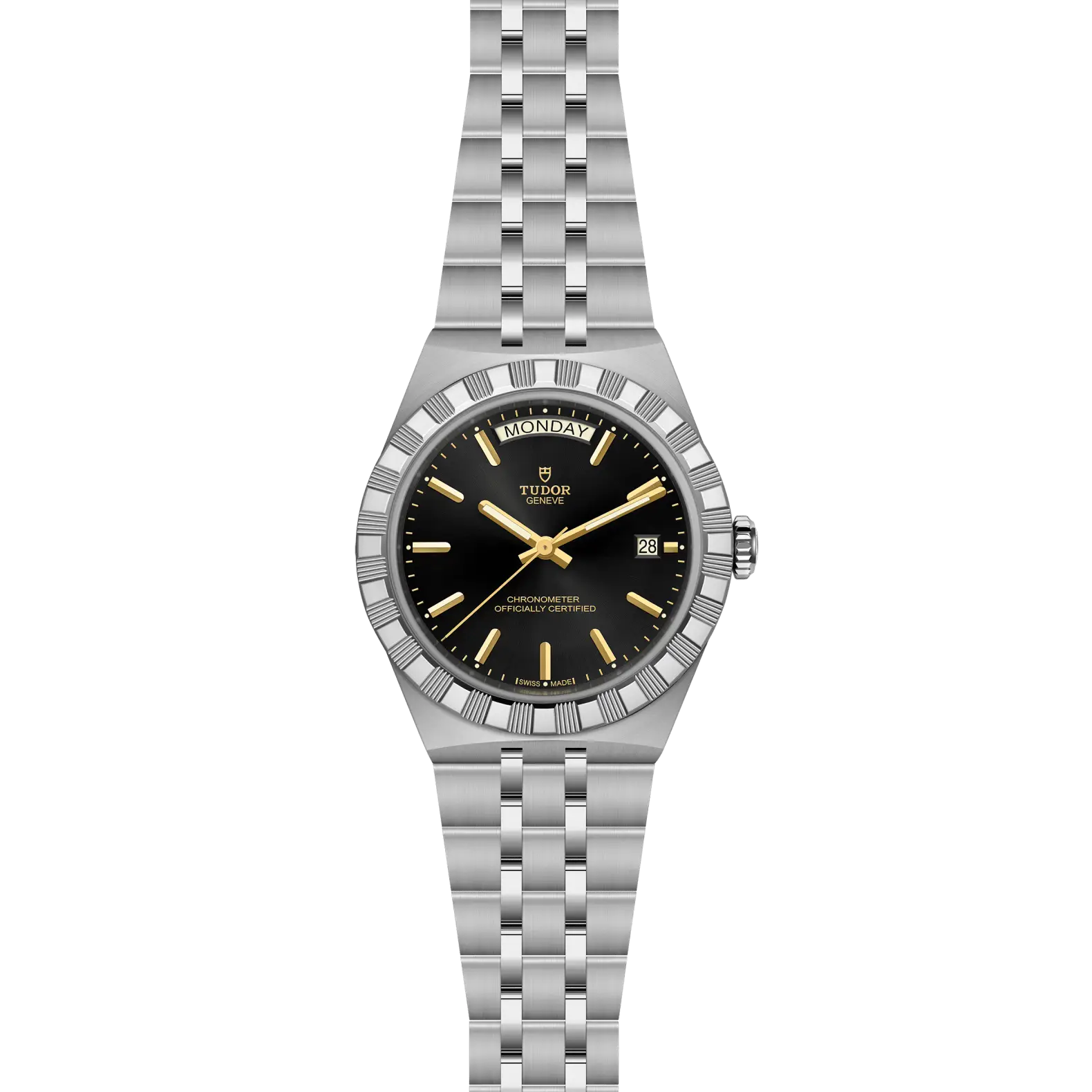 Reloj TUDOR Royal 40 mm con esfera negra: vista frontal