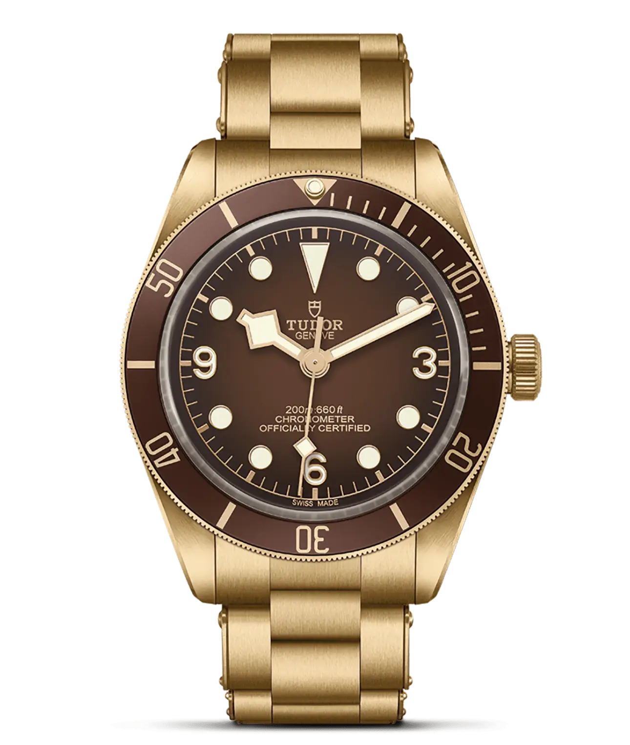 Reloj TUDOR Black Bay 58 Bronze: detalle de la esfera