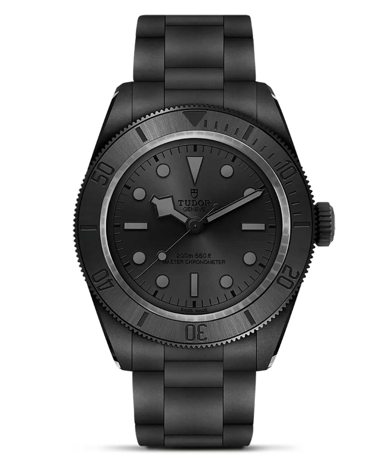 Reloj TUDOR Black Bay Ceramic: detalle de la esfera