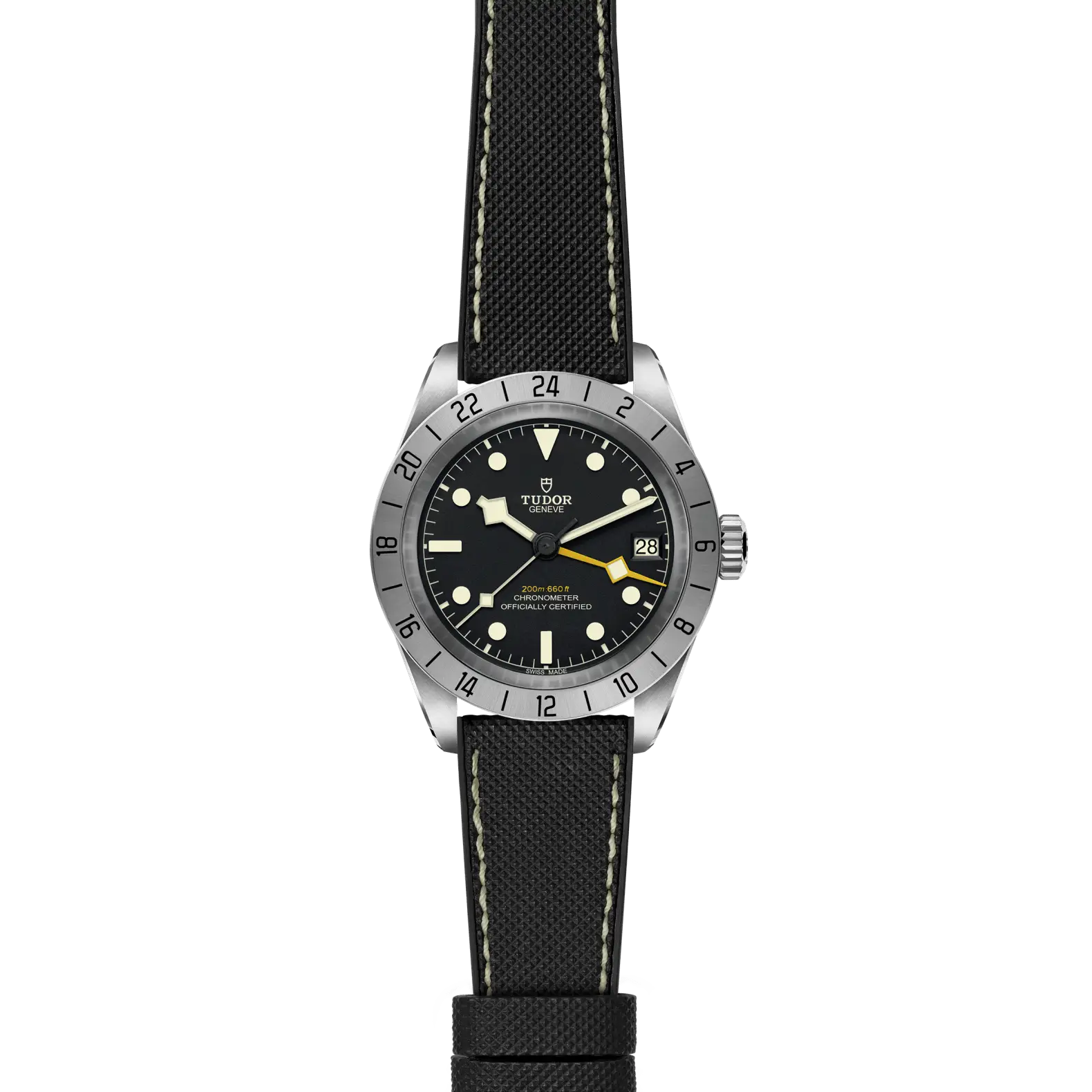 Reloj TUDOR Black Bay Pro con esfera negra: vista frontal