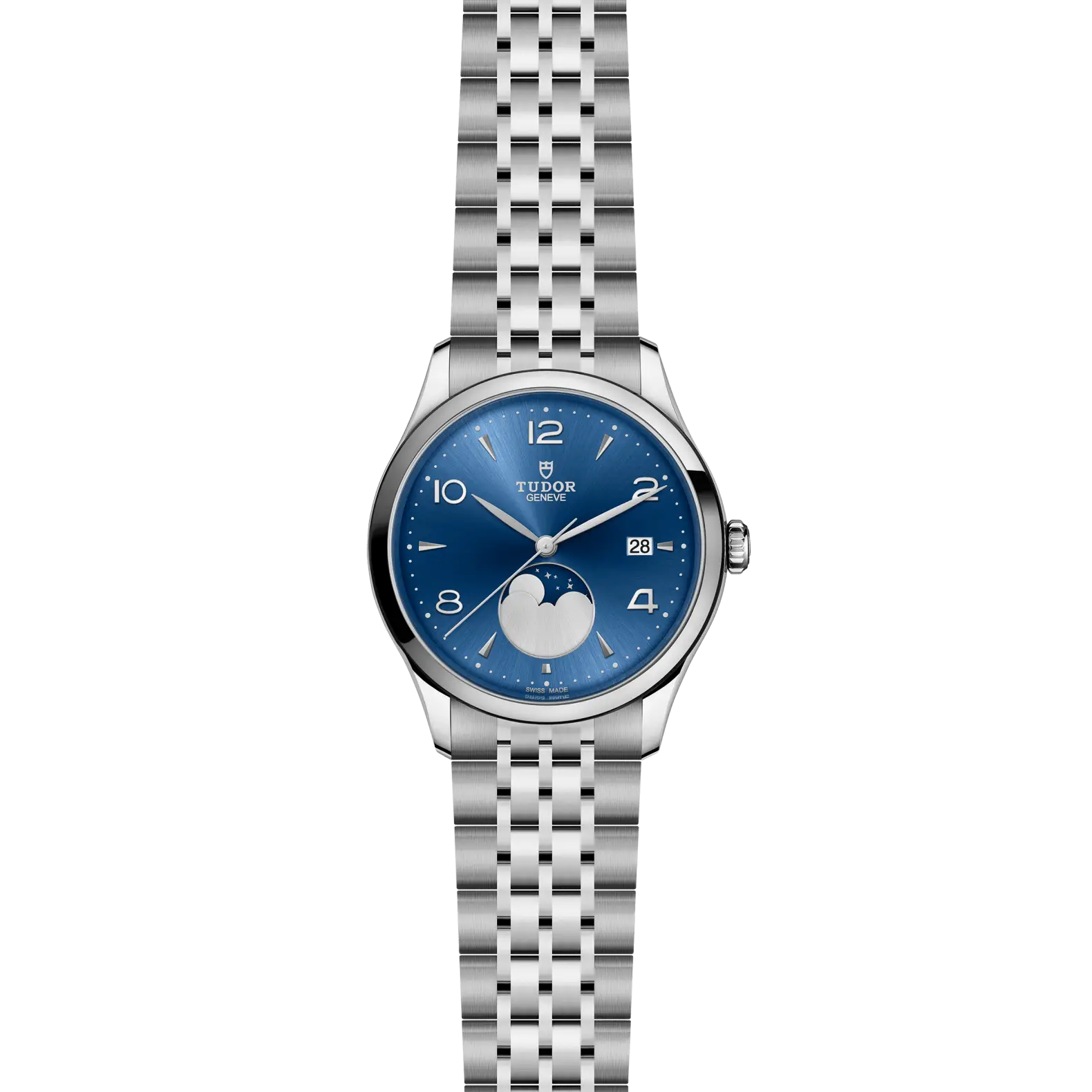 Reloj TUDOR 1926 Luna con esfera azul: vista frontal