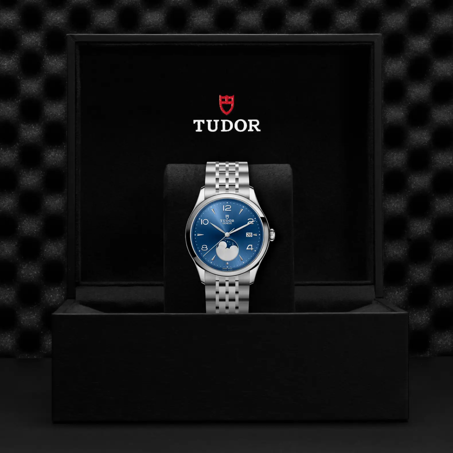 Reloj TUDOR 1926 Luna con esfera azul: presentación en su caja oficial