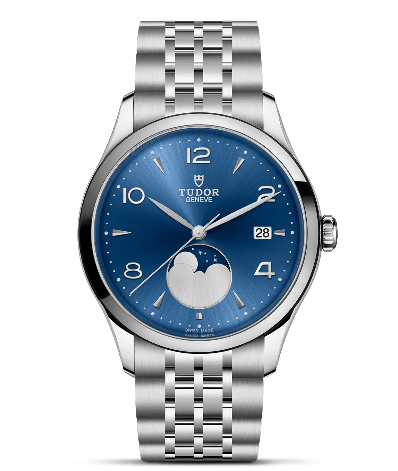 Reloj TUDOR 1926 Luna con esfera azul: detalle de la esfera